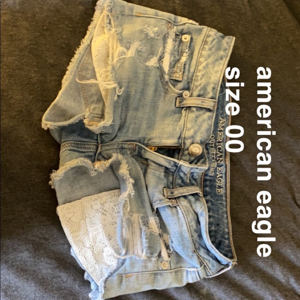 denim shorts